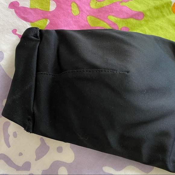 AERIE BLACK BANDEAU BIKINI TOP - Picture 7 of 9